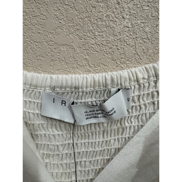 IRO Lemon Midi Dress White Size 10 - Picture 3 of 6